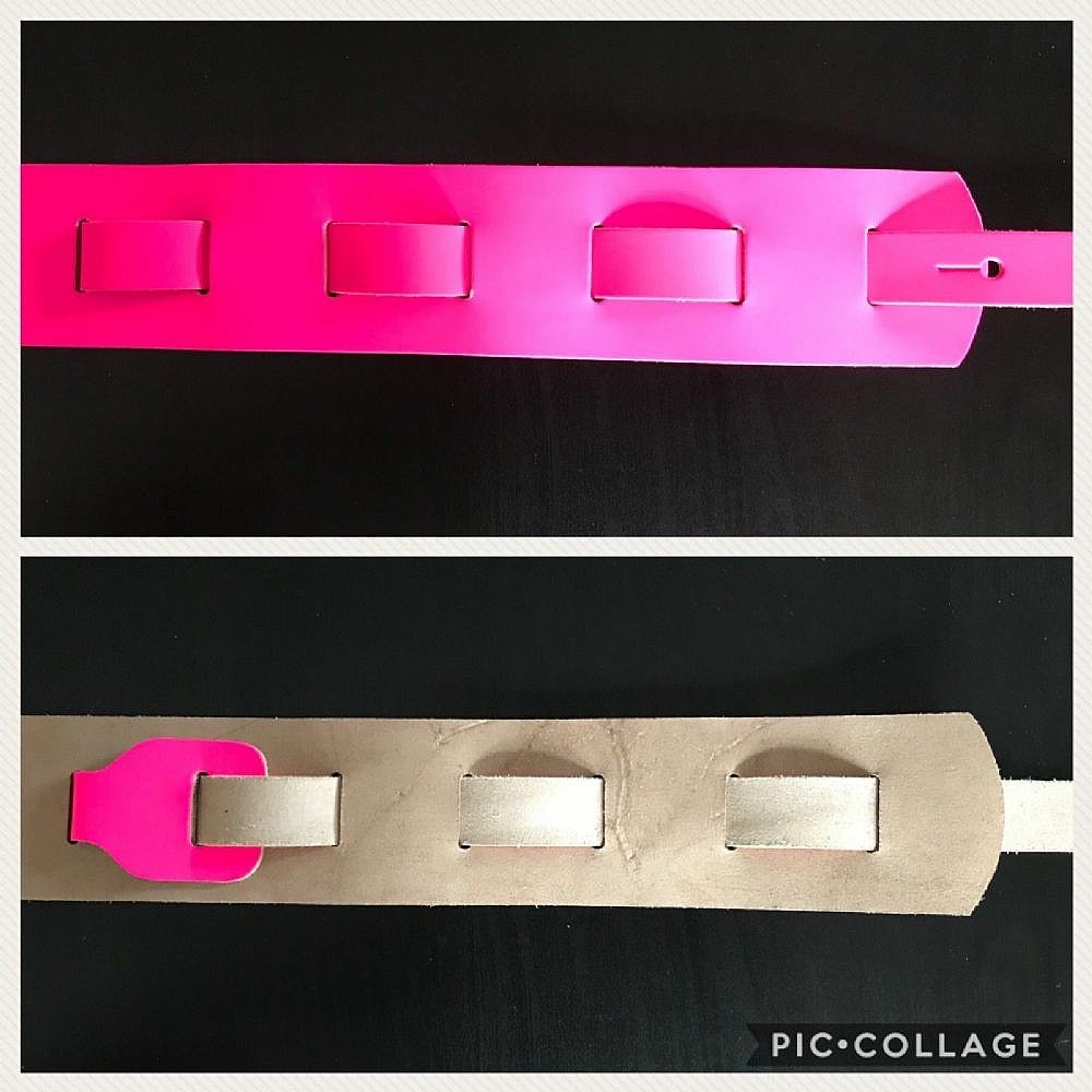 Guitar Strap - Fluorescent Pink (1.3)